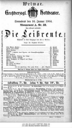 Die Leibrente