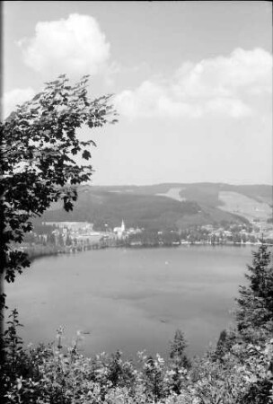 Titisee: Blick von der Straße bei Saig auf den Titisee