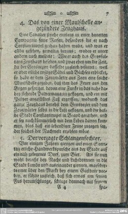 4. Das von einer Maulschelle angezündete Zeughaus