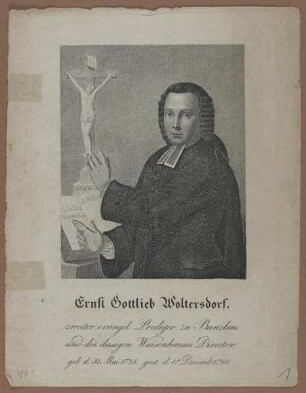 Bildnis des Ernst Gottlieb Woltersdorf