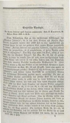 1-8 Exegetische Theologie