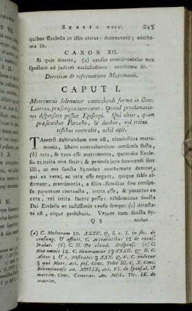 Decretum de reformatione Matrimonii.