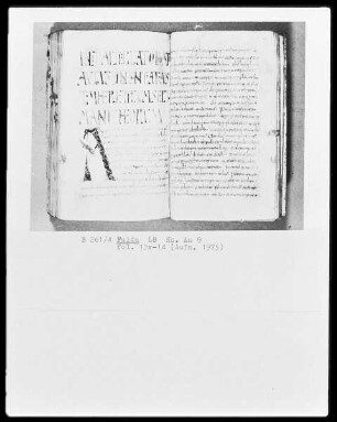 Augustinus, Ambrosius, Faustus Reensis, Pseudo Gregorius Illiberitanus — Initiale A, Folio 13 verso