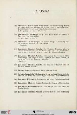 Japonika (Nr. 362-373)