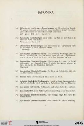 Japonika (Nr. 362-373)