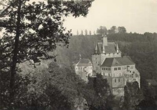 Blick auf Burg Kriebstein