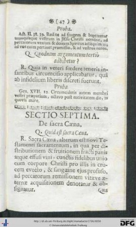 Sectio Septima.