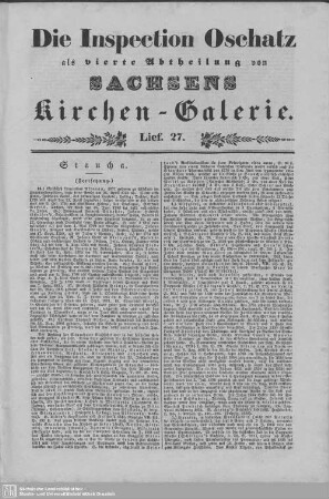Staucha (2. Fortsetzung) : 27. Lieferung