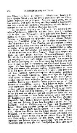 Nebenbeschäftigung des Lehrers