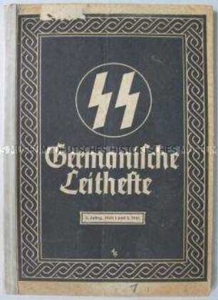 Monatszeitschrift der SS "Germanische Leithefte" u.a. mit mehreren Beiträgen über das Leben in den USA