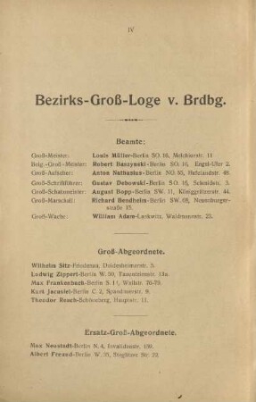 Bezirks-Groß-Loge v. Brdbg.