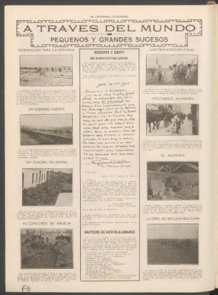 A través del mundo : Pequeños y grandes sucesos