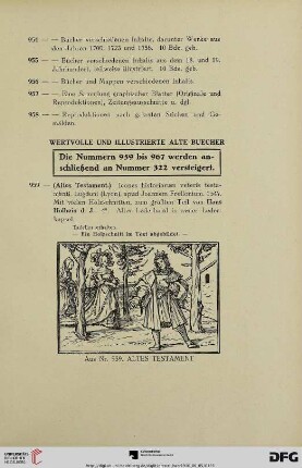 Wertvolle und illustrierte alte Bücher (Nr. 959-967)