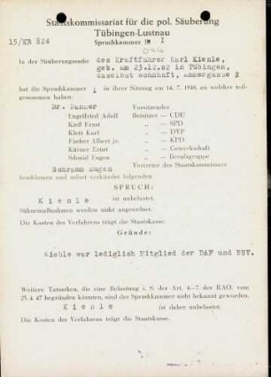 Kienle, Karl