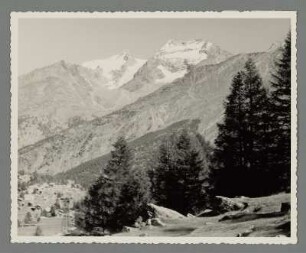 Bergkette bei Saas-Fee