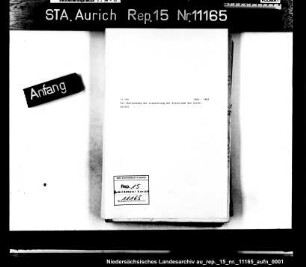 Die Überwachung der Verpachtung der Stücklande des Sethe-Stifts