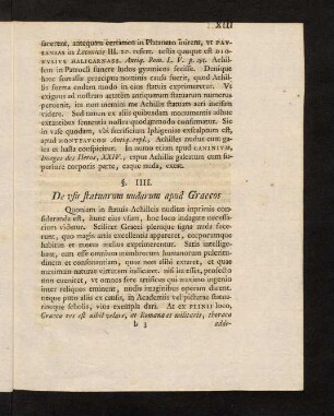 XIII-XV, §. IIII. De vsu statuarum nudarum apud Graecos