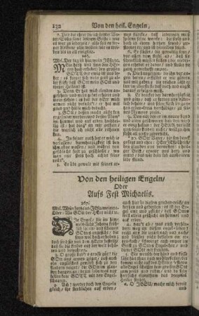 Von den heiligen Engeln/ Oder Aufs Fest Michaelis.
