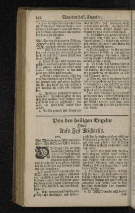 Von den heiligen Engeln/ Oder Aufs Fest Michaelis.