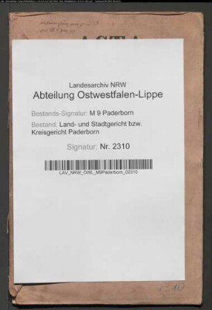 Erblasser: Wecker, Ferdinand: