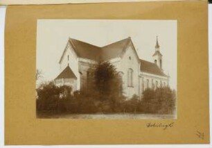 Klosterkirche St. Marien, Dobrilugk: Ansicht (aus: Skizzen- und Fotoalbum 28)