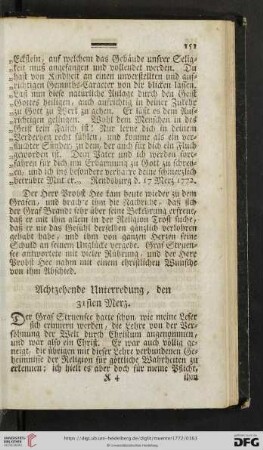Achtzehende Unterredung, den 31sten Merz