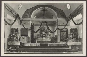 Ansichtskarte Altar der St.-Agnes-Kirche, Hollmannstraße