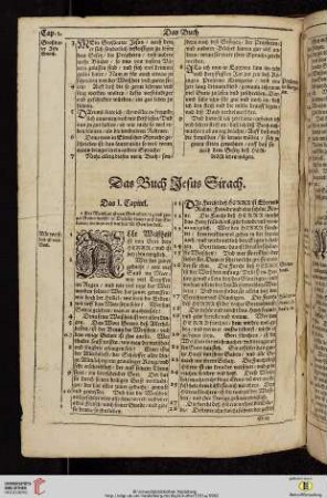 Das Buch Jesus Sirach