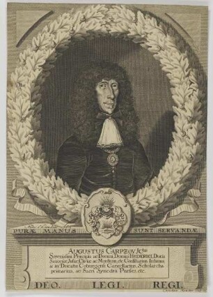 Bildnis des Augustus Carpzov