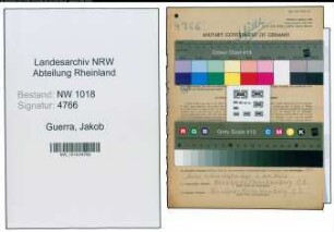 Entnazifizierung Jakob Guerra , geb. 04.11.1902 (Pflasterer)