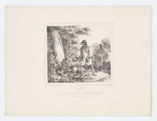Bauer und Kind, Blatt 1 der Folge "Leben des Valentin"