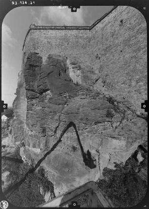 Königstein. Festung (1589-1591; P. Buchner). Südwestseite (Teilansicht)