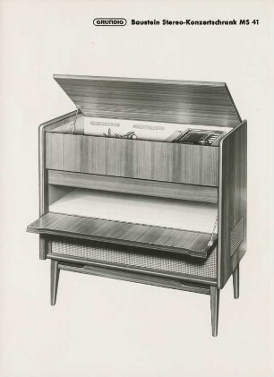 Baustein Stereo-Konzertschrank "MS 41" der Grundig-Radio-Werke