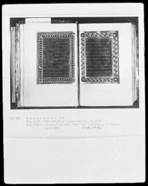 Sakramentar mit eingearbeitetem Graduale — Gerahmt Textseite, Folio 11recto