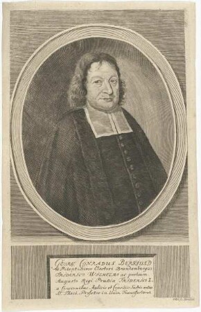 Bildnis des Georg Conradus Bergius