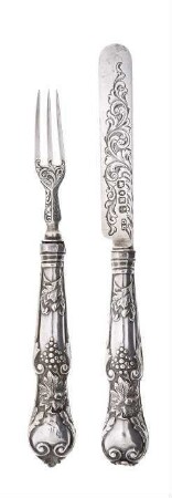 Kinderbesteck: Gabel und Messer, 2012.B.092 a-b