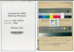 Entnazifizierung Paul Hermes , geb. 06.01.1896 (Beamter)