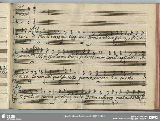 Recitativo: Ecco Aristea