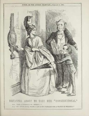 Britannia about to take her "constitutional"