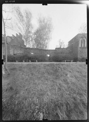 Lübben. Stadtmauer (um 1480). Feldseite