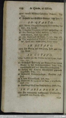 [Libri] In Octavo