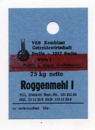VEB Kombinat Getreidewirtschaft Osthafenmühle