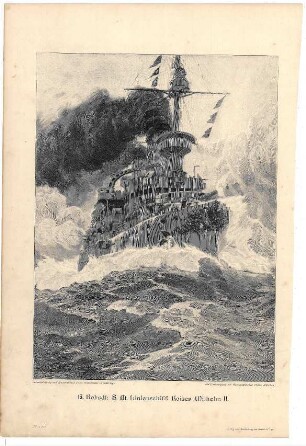 H. Bohrdt: S.M. Linienschiff "Kaiser Wilhelm II"