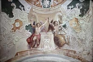 Jochgewölbe: Auffindung des Grabes des heiligen Dionysius