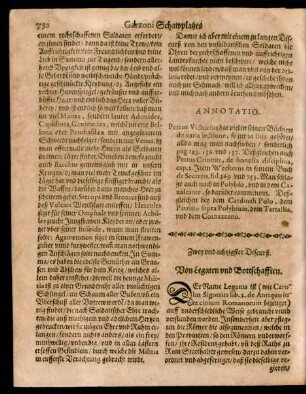 Zwey und achtzigster Discurß. Von Legaten und Bottschafften.