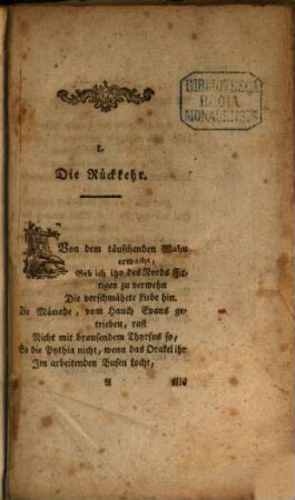 Johan Heinrich Voß vermischte Gedichte und prosaische Aufsätze
