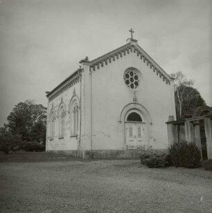 Glauchau, Lichtensteiner Straße 39, Friedhof, Friedhofskapelle, Eckansicht