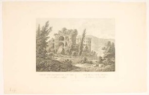 Gesprengter Turm des Heidelberger Schlosses