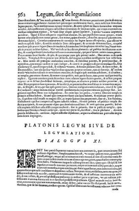 Dialogus XI