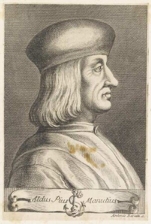 Bildnis des Aldus Pius Manutius